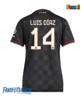 Bayern Munich Luis Diaz #14 Tricou Fotbal Replică 2025-26 Femei Treilea